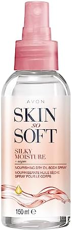 AVON SKIN SO SOFT Silky Moisture Nourishing Dry Oil Spray - 150 Ml