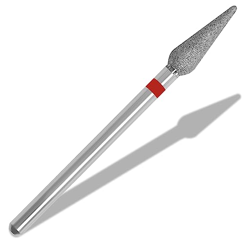 Vnjaoi Cuticle Clean Nail Drill Bit 3/32'',Russian Manicure Drill Bits Professional Safety Carbide...