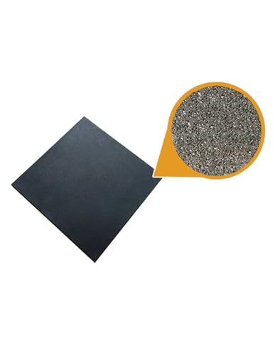 JARDIN202 - Loseta de Caucho Maciza Profesional Halterofilia 1X1 | Seleccione Espesor | 15mm -