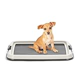 IRIS Small Puppy and Dog Training Pet Pad Holder, Gray