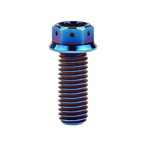 Tornillos M10 paso 1.25 de titanio hexagonal en paso métrico de 25 mm pack de 4 7