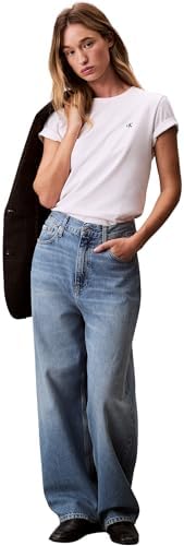 Calvin Klein SS MONOGRAM CREW TEE Tişört Kadın - Görsel 7
