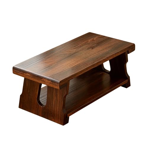 Table basse pliante bois massif pour optimiser les petits appartements