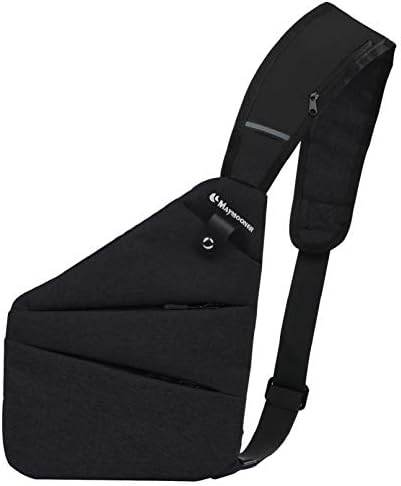 Maymooner Mens Sling Bag Anti Theft Chest Bags Lightweight Crossbody Shoulder Bag Daypack for Outdoor Sport Travel Hiking