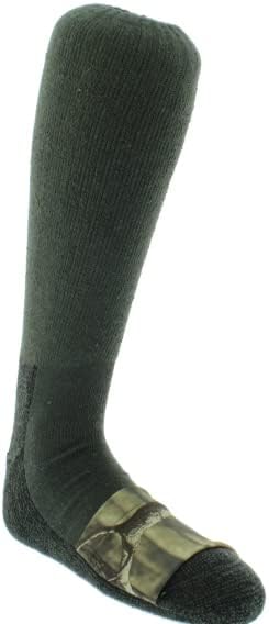 Miniatura 3 de Heat Factory Calcetines a media pantorrilla con bolsillos calentadores de calor para pies, roble musgosooliva