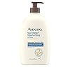 Aveeno Skin Relief Moisturizing Lotion for Very Dry Skin with Soothing Triple Oat & Shea Butter Formula, Dimethicone Skin Protectant Helps Heal Itchy, Dry Skin, Fragrance-Free, 33 fl. oz