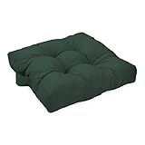 DIRECTAMENTE LISTO PARA USAR: las dimensiones óptimas de 40x40 cm, extra grueso: aproximadamente 6 cm hacen que el cojín del asiento sea un cómodo cojín para sillas de ratán, cojines de colchón para sillas de jardín, pero también como cojín para sillas de interior para asientos elevados, cojines de suelo . Con práctica asa de transporte, ¡siempre listo para usar!