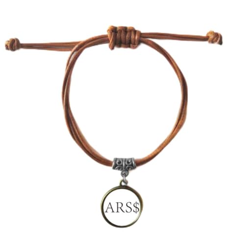 Bracelet double cuir peso argentin ajustable fini les bijoux fragiles