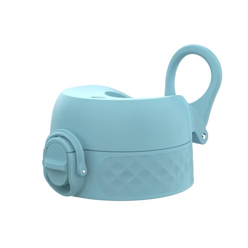 ion8 Tapa de Botella de agua OneTouch 2.0 a Prueba de fugas, Sin BPA, Grande, Azul De Alaska