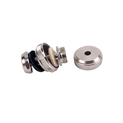 Levemolo Trumpet Mouthpiece Case Silver Screw Rod Cover Musical Instrument Accessories Trumpet Tool Easy to Use