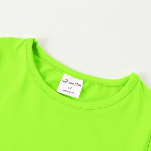 Noomelfish Girls Short Sleeve Scalloped Edge T-Shirts Casual Cute Summer Tee Tops Blouse (5-12 Years)3