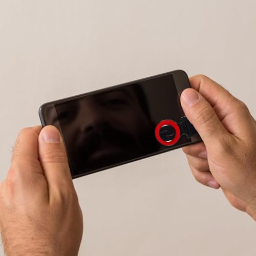 Homoyoyo Controlador de Juego Móvil Rojo Mango Práctico y Tecla de Puntería, Soporte Ergonómico para Teléfonos, Accesorio para Juegos Móviles, Compatible Dispositivos Táctiles, Adecuado - imagen 3
