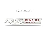 cache logo renault noir megane 3 rs FÁCIL DE INSTALAR: el autoadhesivo hace que esta etiqueta de reemplazo de la placa de identificación sea muy fácil de instalar, no necesita herramientas.