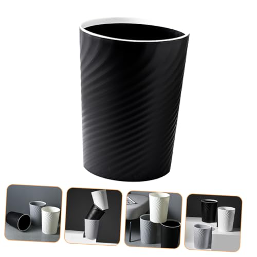 Basurero rectangular de plástico para cocina miniatura 3