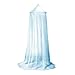 Moskitonetze für Babybetten, Einzelbetten, Doppelbetten (Rund Einzelbett, blau)