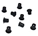 Price comparison product image M5 (5mm) DRILL HOLE COVER CAPS - BLANKING FURNITURE KITCHEN CABINET SHELF (Black, 10)