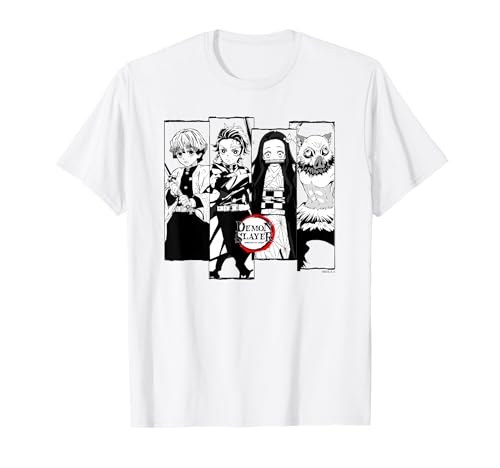 Image of Demon Slayer: Kimetsu no Yaiba Slayer Corps Black and White T-Shirt