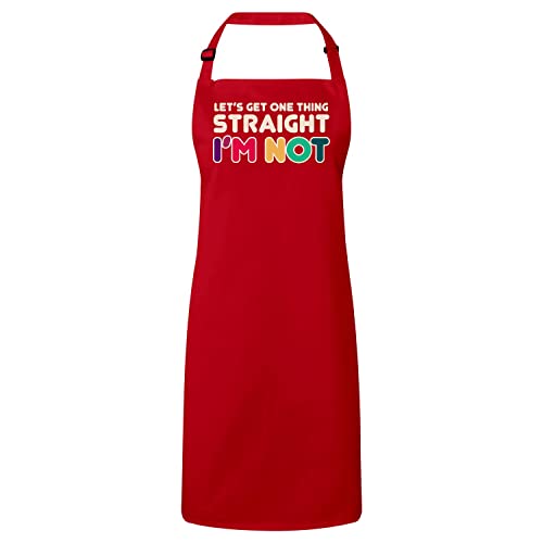 Tablier Cuisine Let's Get things Straight Humour Cadeau Original