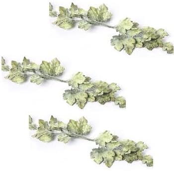 Factory Direct Craft Set of 3 Artificial Grape Leaf Swags for Tuscany Vinyard Decorating | Size: 24" W