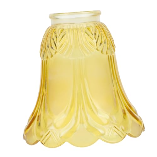 Veemoon Remates Para Lámparas Pantalla De Vidrio Tulipa Ventilador Techo E27 Estilo Europeo Lámpara De Ventilador Decoración Vintage