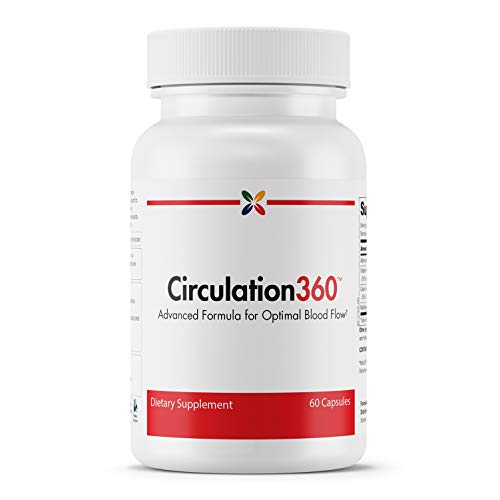 Stop Aging Now - Circulation360 - Advances Formula for Optimal Blood Flow - 60 Capsules