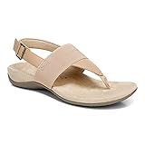 Vionic Women's Rest Danita Backstrap Sandal- Supportive Ladies Slip on Sandals That Include Three-Zone Comfort with Orthotic Insole Arch Support, Macaroon 7 Medium