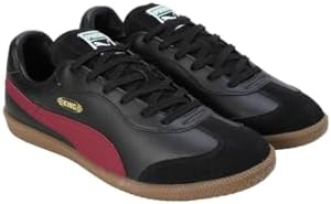 PUMA Unissex King 21 It Soccer Shoe, Puma Black Dark Crimson, 36