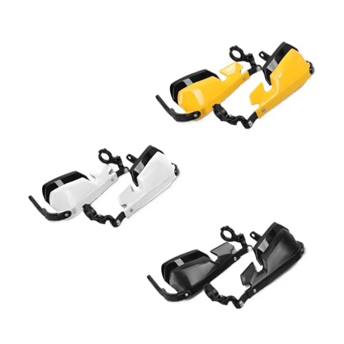 Protège-mains moto en alliage d'aluminium blanc pour levier 450 - 2