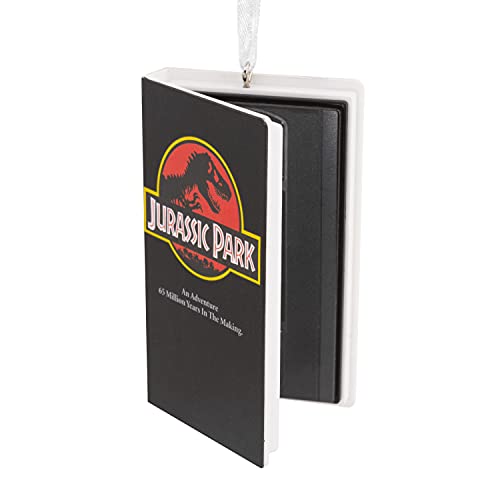Hallmark Jurassic Park Retro Video Cassette Case Christmas Ornament