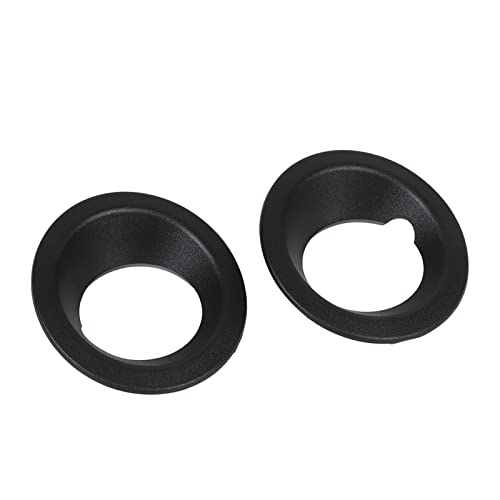 Bague de phare antibrouillard avant 51113400912 noir pour X3 E83 2 pièces