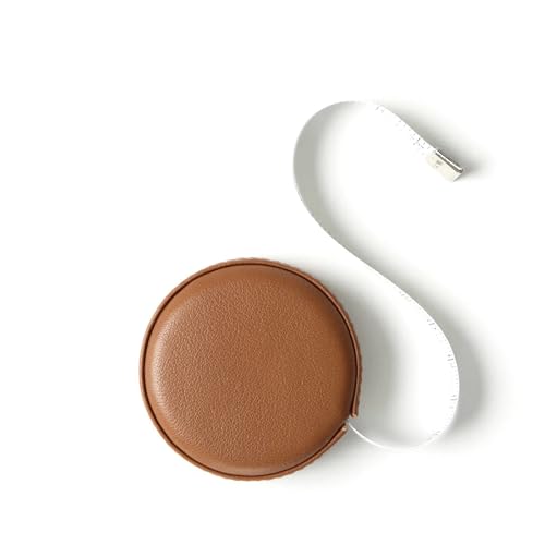 Cinta Métrica Pequeña Cognac Leatherology Retráctil 60 Pulgadas miniatura 2