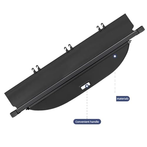 Cubierta de seguridad maletero Ford S-MAX que oculta equipaje de miradas 6