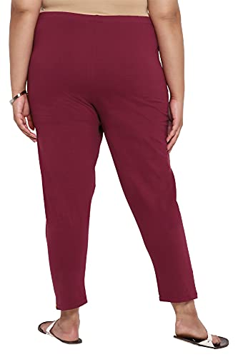 Image of Aurelia Cotton Lycra Strechable Tights for Women | Ankle Length Slim Fit Leggings for Women | Cotton Leggings for Women | Lycra Leggings for Women | Leggings for Women