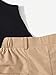 Floerns Women's 2 Piece Outfit Sleeveless Rib Knit Halter Top and Shorts Set Khaki X-Small