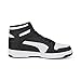 PUMA Men's Rebound Layup Mid Shoes Sneaker, Black-White, 11