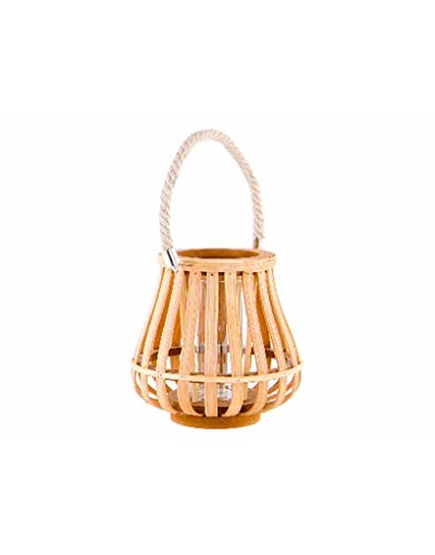 Hogar y Mas Candle holder Bamboo Natural Original Design