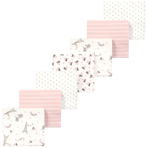 Image of Luvable Friends Little Treasure Flannel Receiving Blankets 7pk