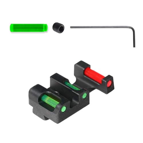 Kensight Ruger MKII, MKIII & MKIV Adjustable Target Rear Tritium Night Sight Set w/Beveled 960-995
