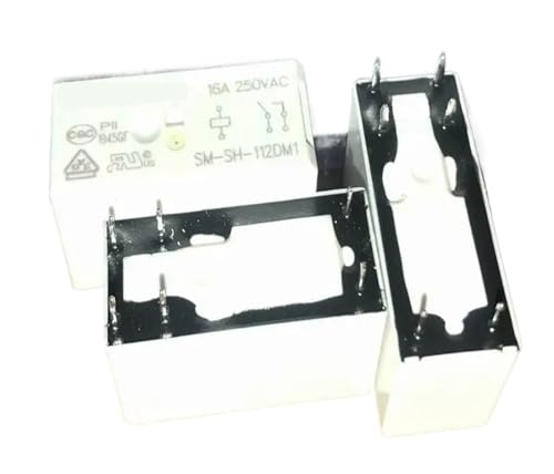 Relé de 6 pines SM-SH-112DM1 12V para reparar electrodomésticos del hogar