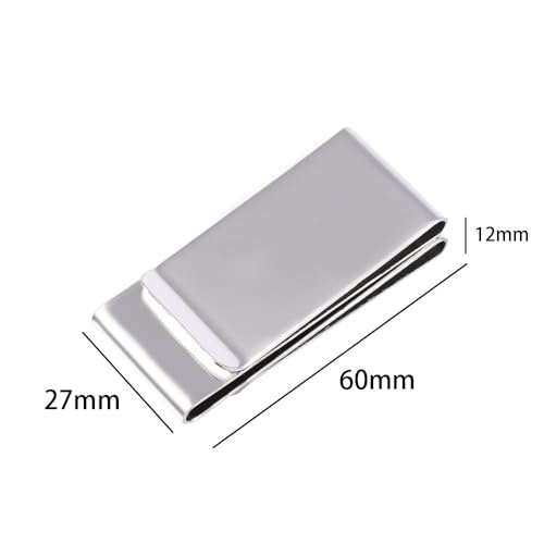 Stainless Steel Money Clip Pocket Cash Wallet Clip, Fashion Clamp Stainless Steel Credit Business Card Holder2