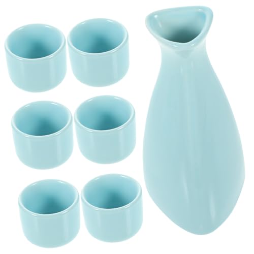 Phantasmia ワインセット 陶器酒器キット ? 簡潔なデザインで日本酒やお茶をエレガントに提供、家庭用・贈り物に最適