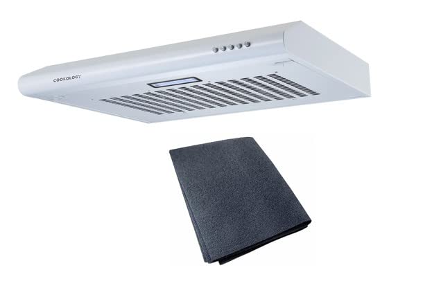 CDA CST62WH 60cm Visor Hood - White