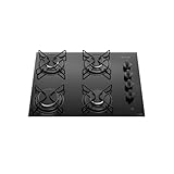 Top 10 Melhores Cooktop para comprar em 2025 16 Cooktop 4 Bocas Preto Mesa de Vidro Atlas Agile Up Mega Chama Bivolt