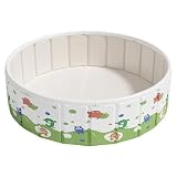 Conception améliorée de la poignée des pattes : cette piscine pour est conçue avec une texture antidérapante sur son intérieur pour augmenter la friction des pattes le bas, offrant ainsi un environnement stable aux animaux lorsqu'ils se baignent ou jouent dans l'eau, minimisant les risques de glissement et la rendant plus sûre pour leurs mouvements actifs.
