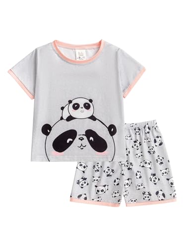 MyFav Pajama Set Big Girls Comfy PJS Lovely Heart Shape Printed Sleepwear Nighty2