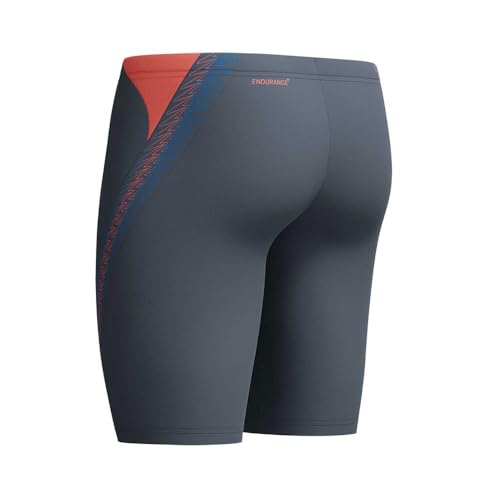 Speedo Herren Hyperboom Splice Schwimmhose | Schnell trocknend | Training | Fitness | Chlorbeständig Schwimmbekleidung, Schwarz/Neon Coral, 32