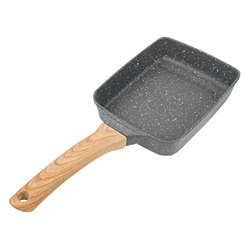 Ipetboom Sartén de Piedra Médica Antiadherente para Freír para Tortillas y Cocción Diaria Con Mango Cómodo y Ligero y de Limpiar Uso Cocina