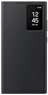 Samsung Galaxy S24 Ultra Smart View ウォレットケース ブラック