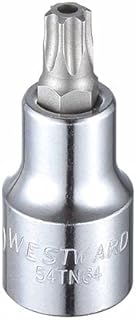 Socket Bit, Steel, 1/2 in, TpSz T50-6 pack