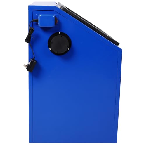 110L Bench Top Sandblast Cabinet with Heavy Steel Construction and Built-in Blast Gloves for No Sand Leakage, Ergonomic and Compact Design for Precise Sandblasting, Bright LED Lighting System
